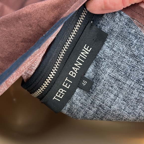 Ter Et Bantine polka dot ruffle front pocketed dress - Picture 5 of 5